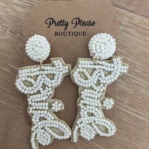Bride earrings